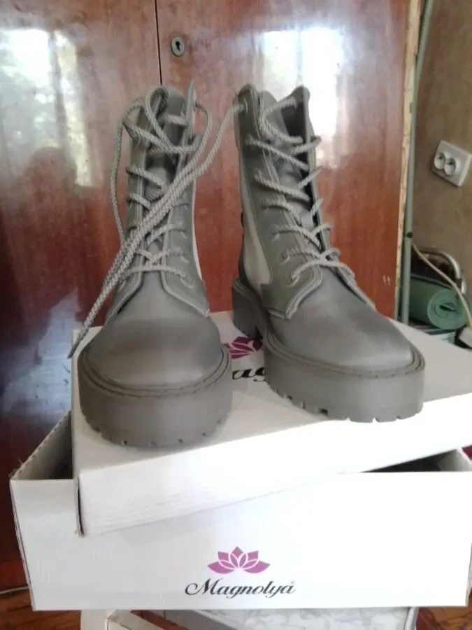 Осенние текстильные женские ботинки ZARA