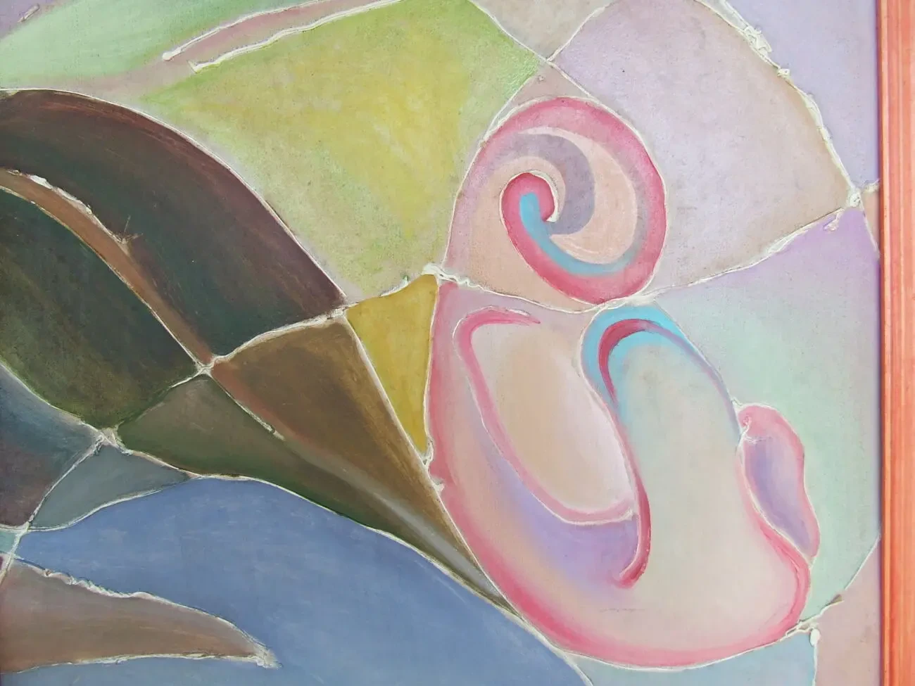 Закарпатская школа В. ГЛЕБАН раз. 60 х 60 см. двп.м. 1990 гг. Ужгород. 4