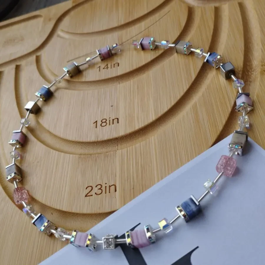 Чокер колье в стиле coeur de lion ручной работы бижутерия handmade 5