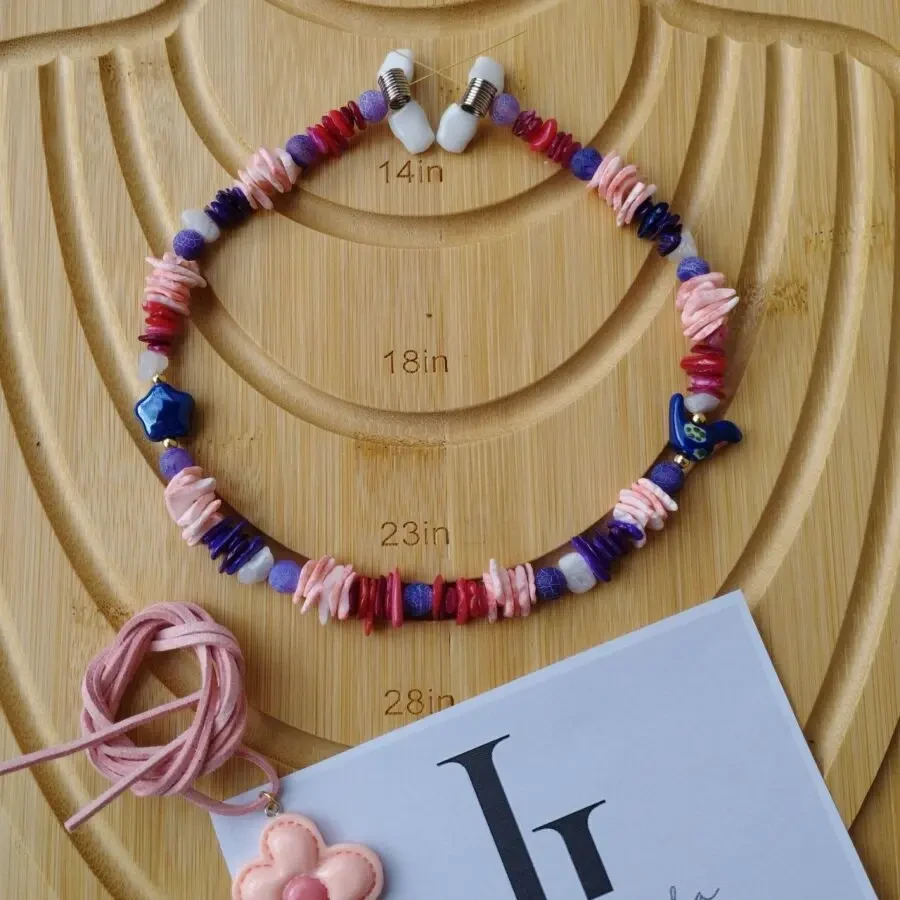 Колье ручной работы, чокер ожерелье, бижутерия handmade