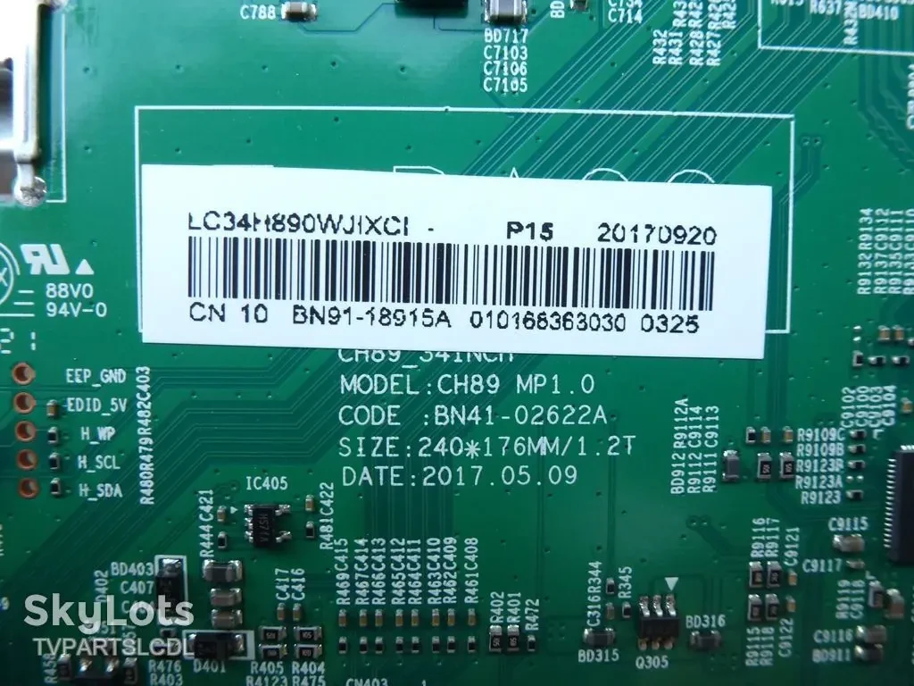 Main board BN41-02622, BN91-18915A для монітора Samsung C34H890 2