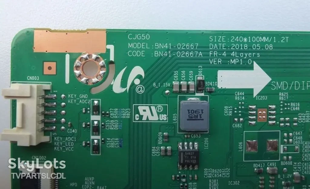 Main board BN41-02667 для монітора Samsung C32JG54, LC32JG54 3