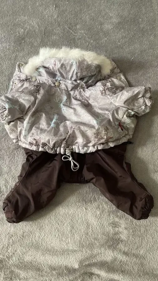 Комбинезон на флисе для маленьких пород собак