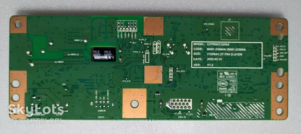 Main Board ME.NT68831.EB711 BN81-23064A для монітора Samsung C27R500 5