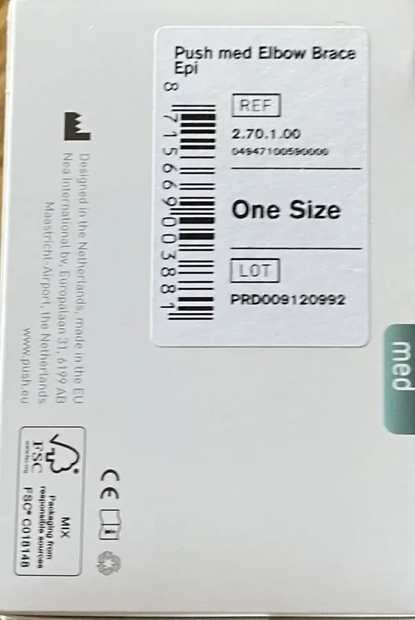 Ортез епікондилітний Push med Elbow Brace Epi 2.70.1.00 (Бандаж) 6