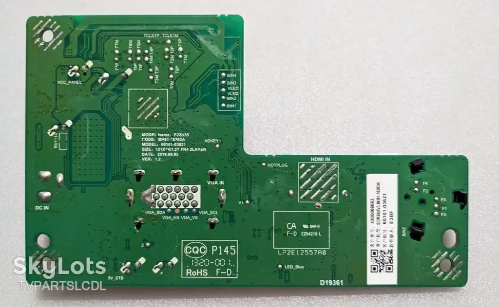 Main board ME.NT68811.EA551 BN81-18392A для Samsung S22R350 3