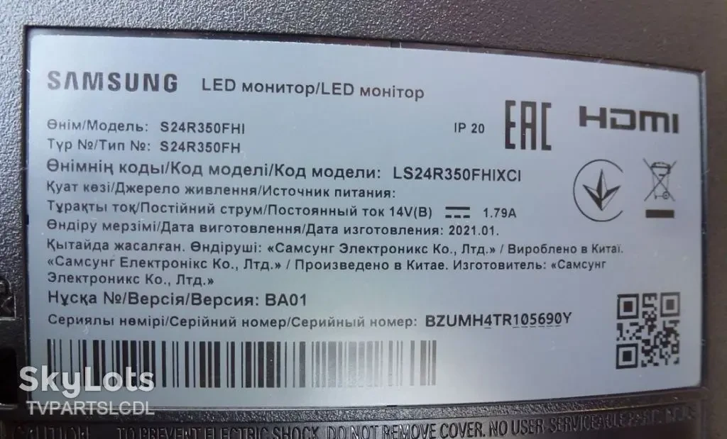 Main board ME.NT68811.EA551 для Samsung S24R350 5