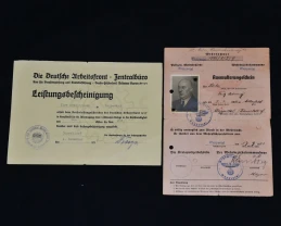 Пенсионное свидетельство,сертификат достижений.