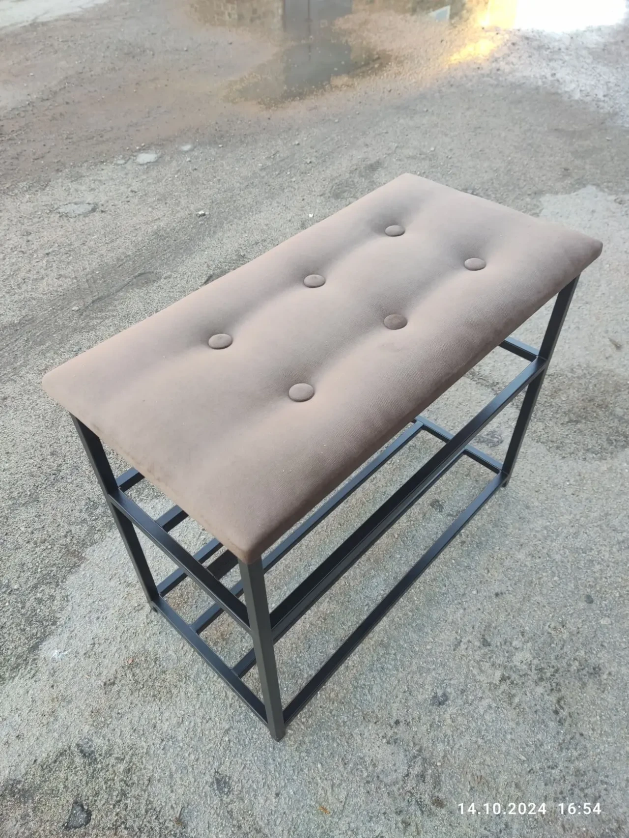 Банкетка LOFT 60см с полками для обуви 9