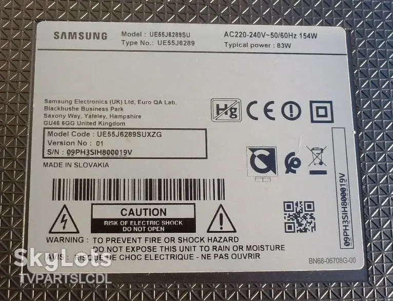блок живлення BN44-00704E для Samsung UE55J6289 6