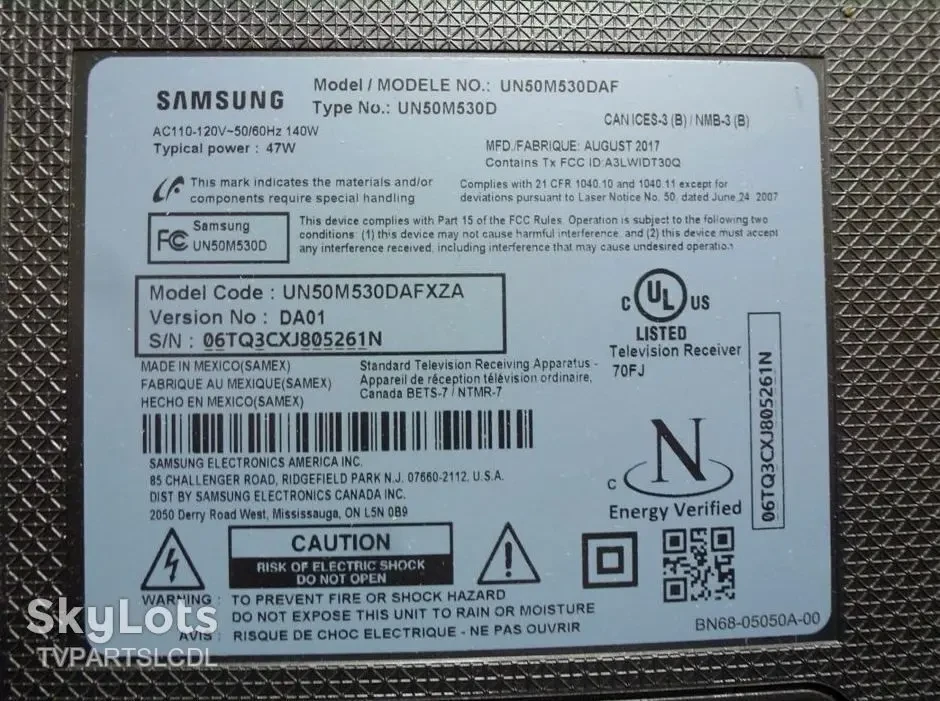 Main board BN41-02574B, BN97-12969B, BN94-12389A для Samsung UN50M530 8