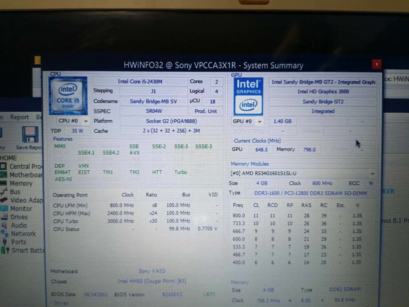 ноутбук soni pcg-61715v 6