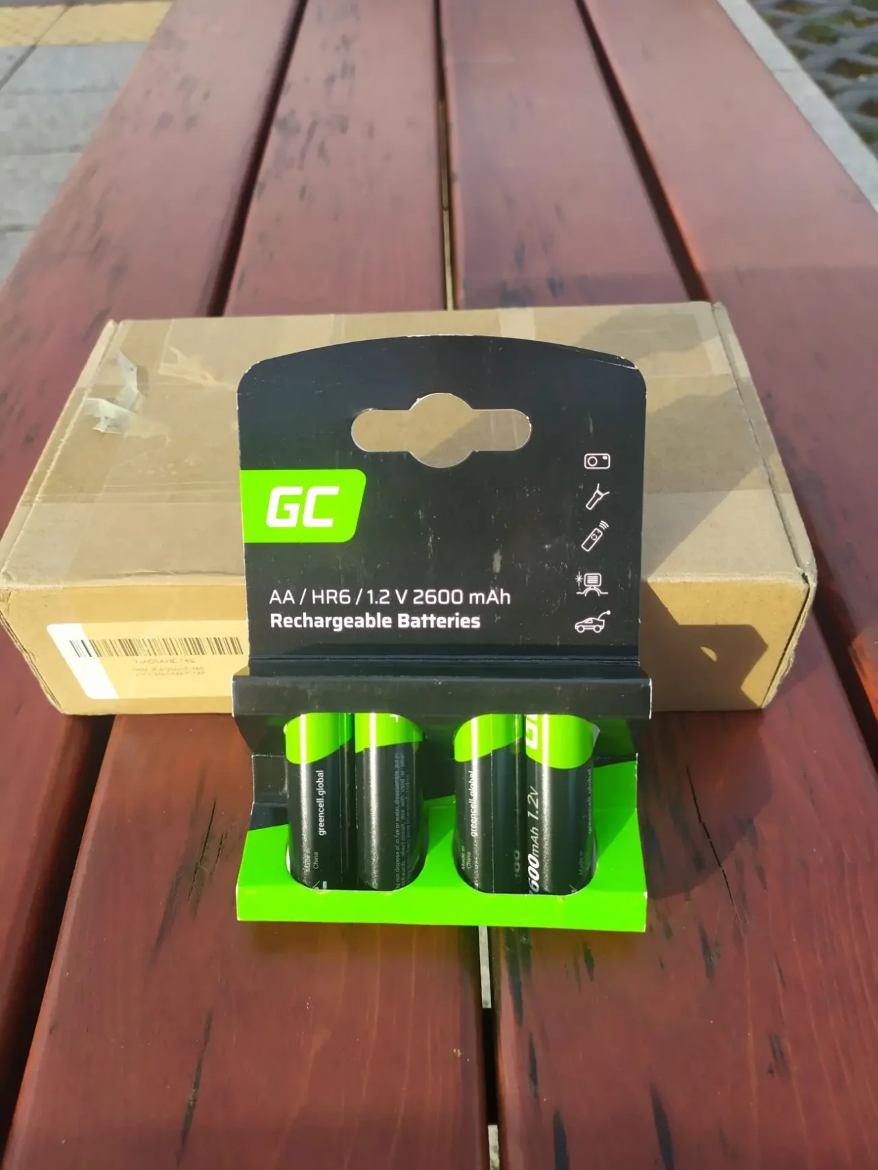 4 шт акумуляторні батареї aa r6 2600 маг ni-mh зарядні батареї green