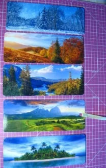 Закладка в книгу магнит картон, картон таблица умножения 8 шт набор