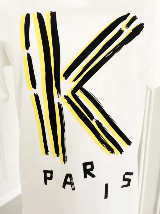 Біла футболка Kenzo унісекс 4