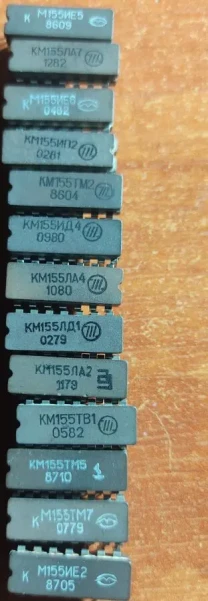 Мікросхема КМ155ТМ5  D-тригер