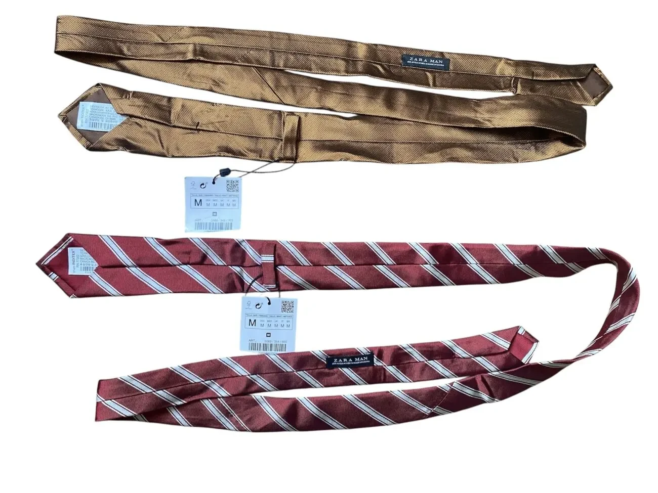 Краватки Zara man, розмір M, натуральний шовк 4