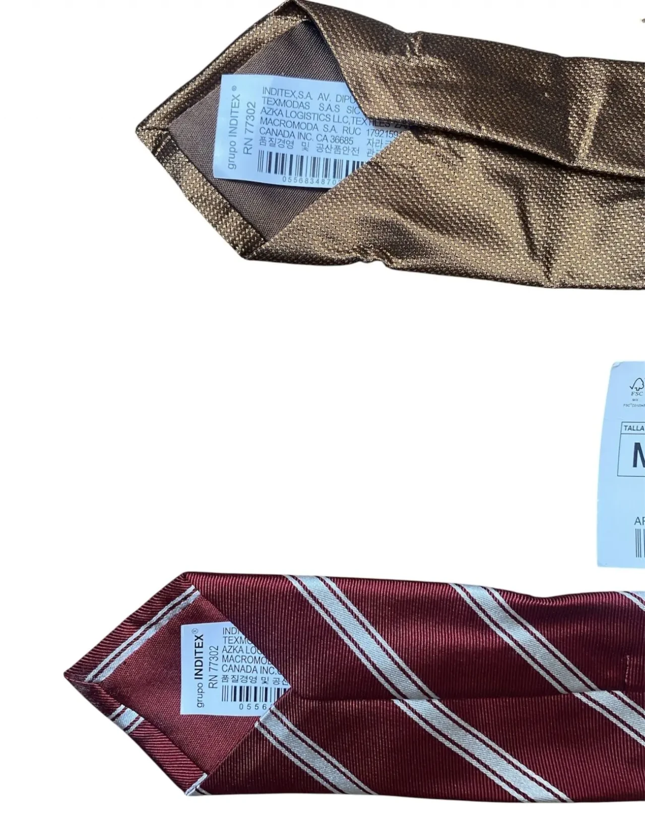 Краватки Zara man, розмір M, натуральний шовк 5