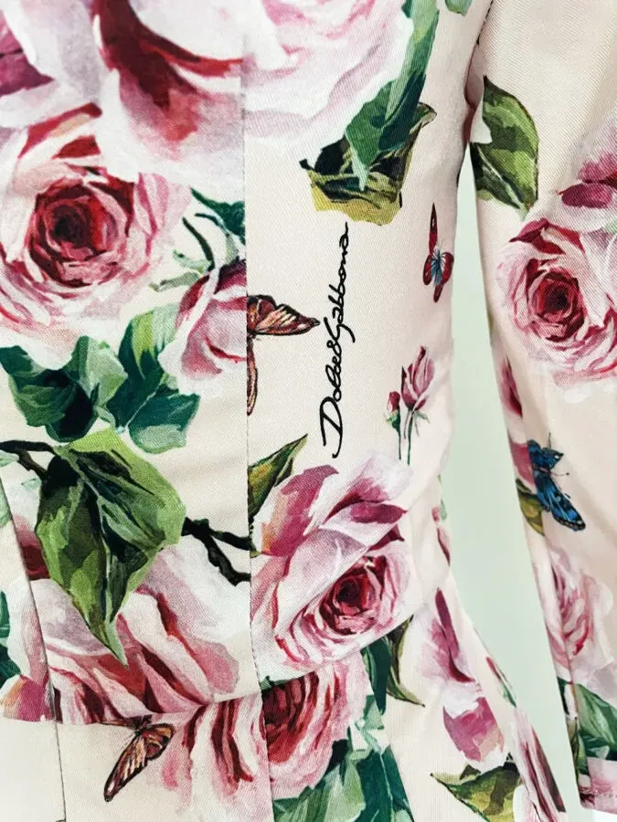 Сукня Dolce Gabbana з трояндами 9