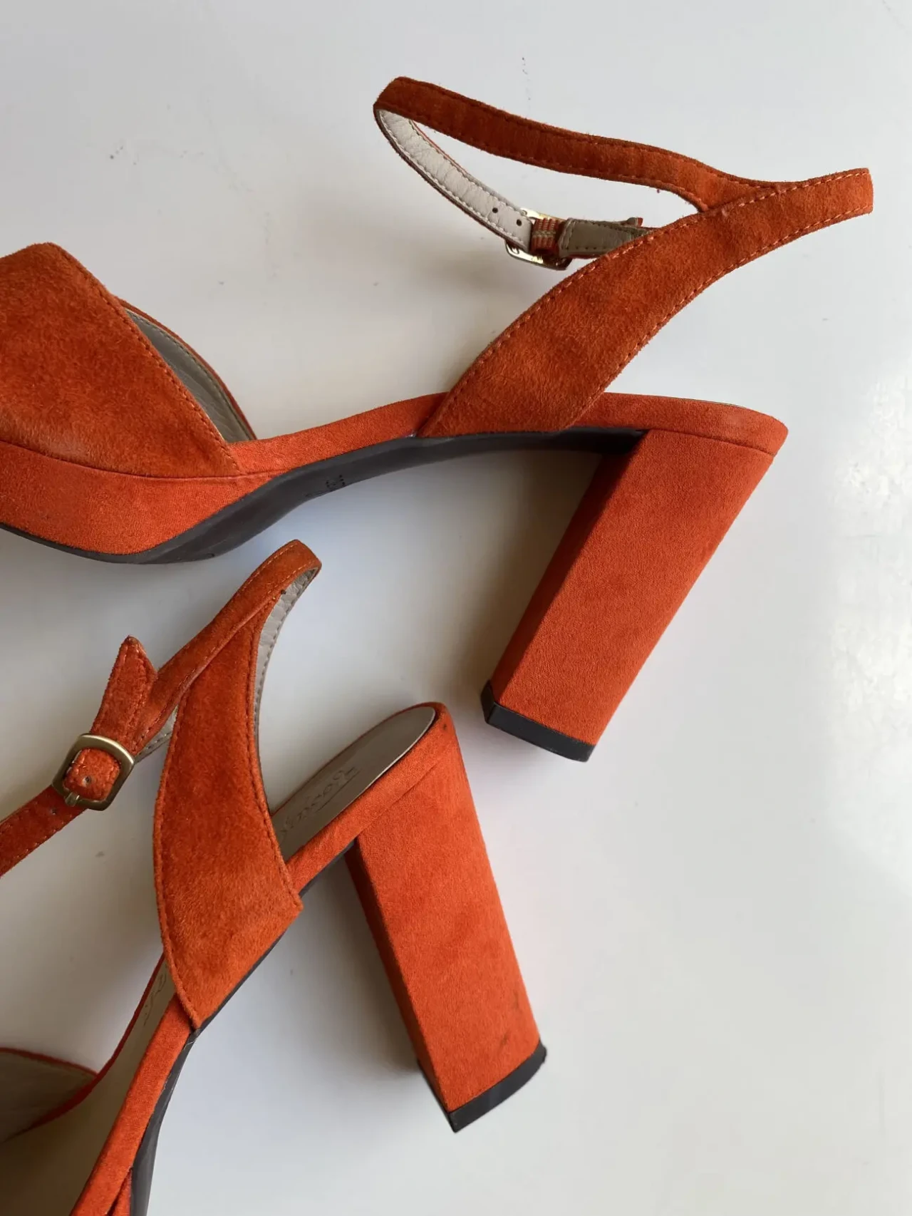 Замшеві босоніжки на підборах Footglove, 40 розмір 4