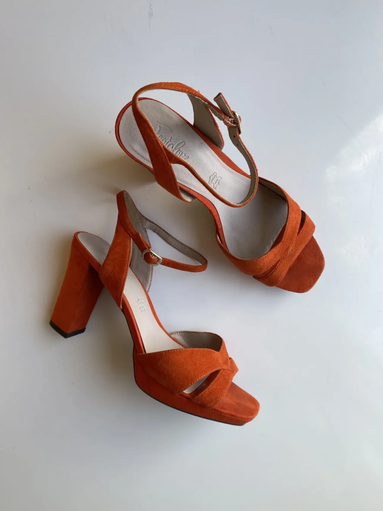 Замшеві босоніжки на підборах Footglove, 40 розмір 2