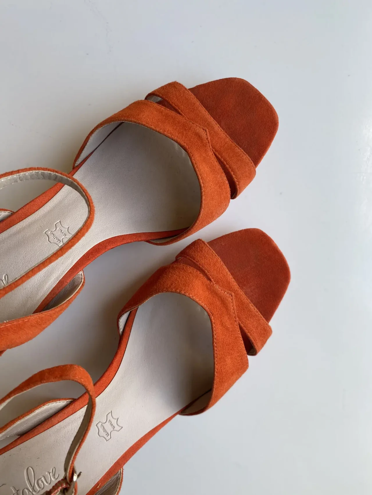 Замшеві босоніжки на підборах Footglove, 40 розмір 3