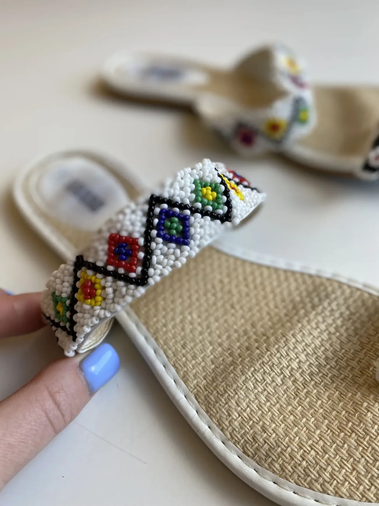 Літні шльопанці з бісером Wanna, 38 розмір 7