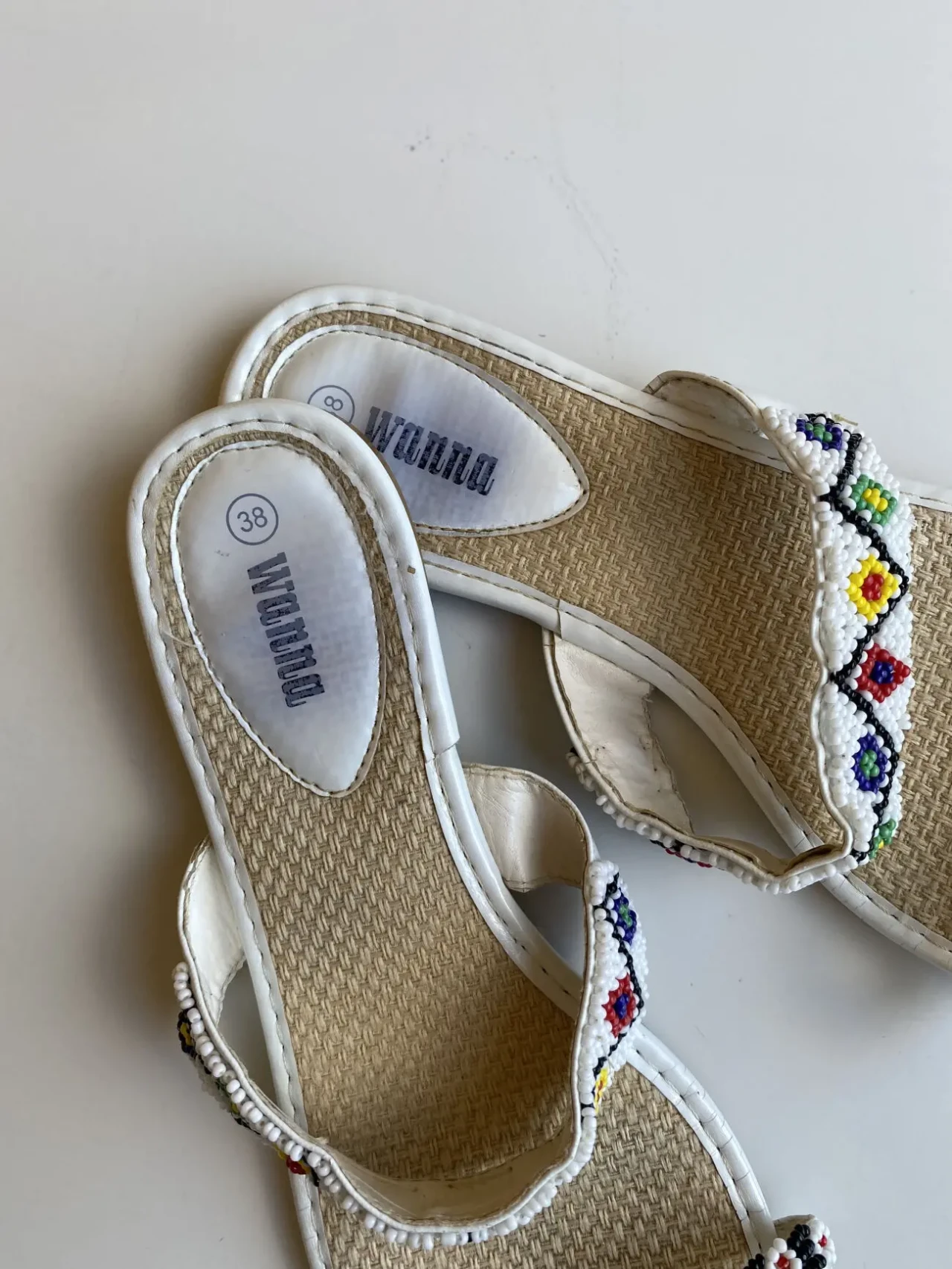 Літні шльопанці з бісером Wanna, 38 розмір 6