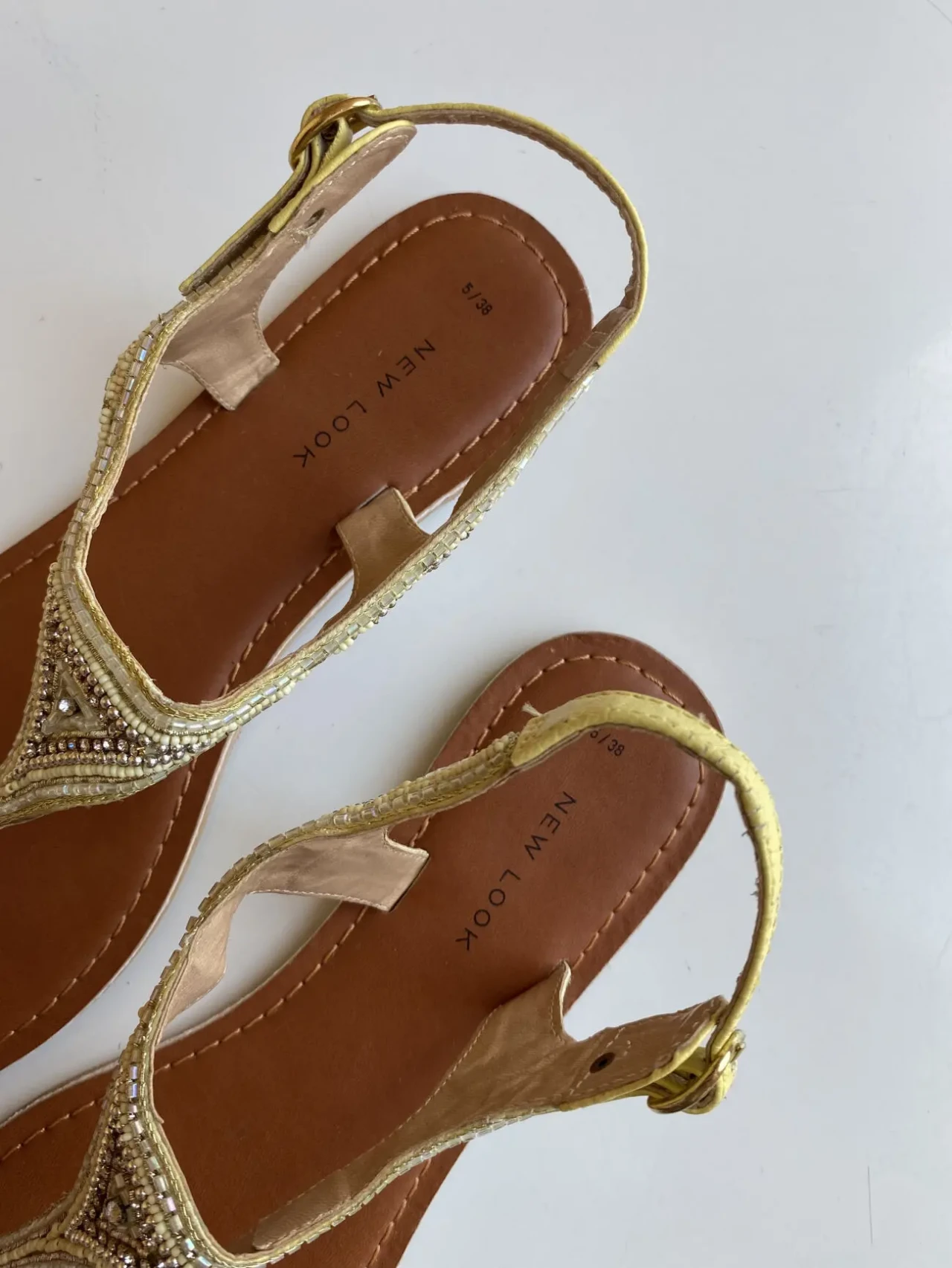 Жіночі шкіряні босоніжки New Look, 38 розмір 3