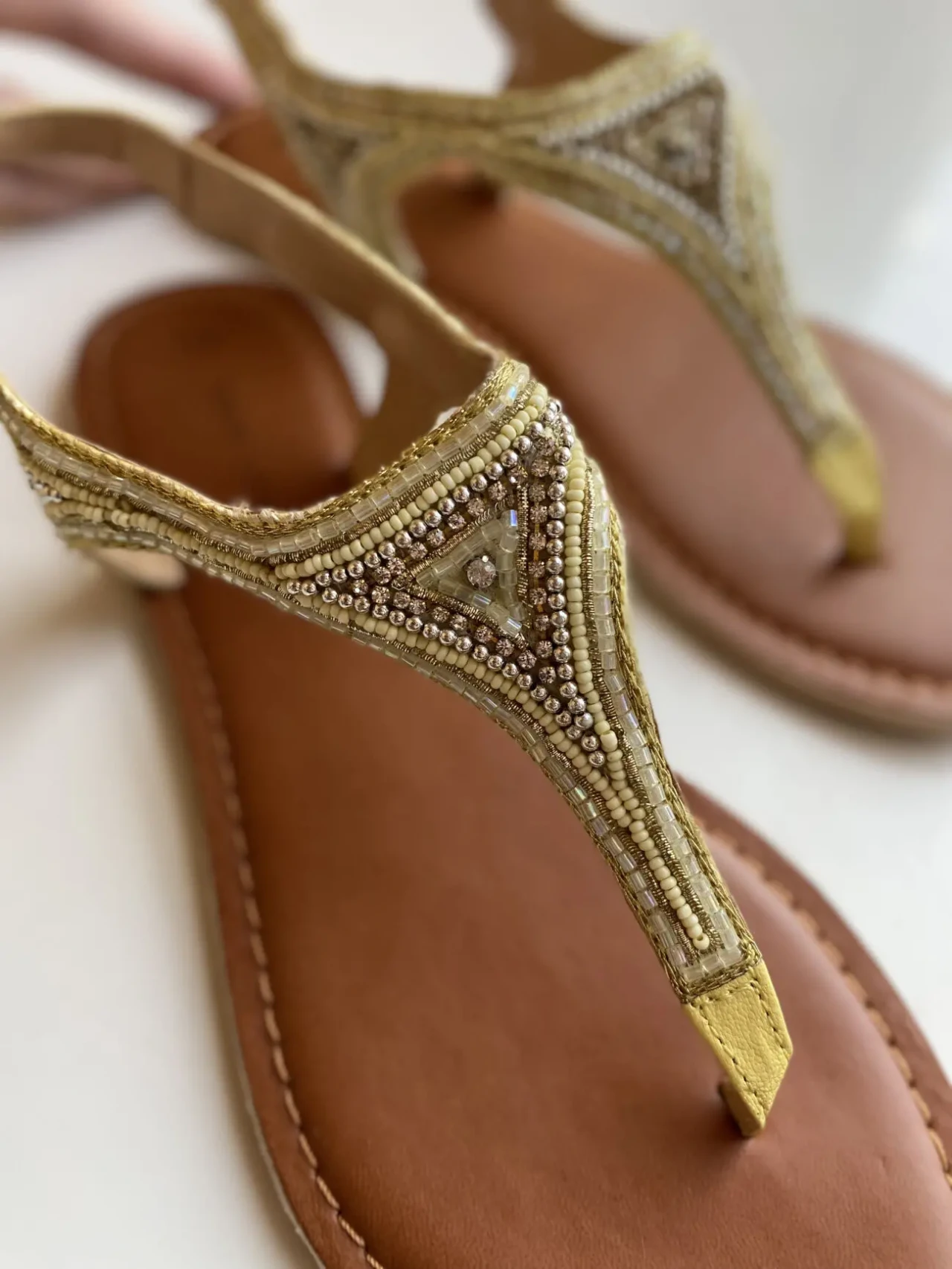 Жіночі шкіряні босоніжки New Look, 38 розмір 5