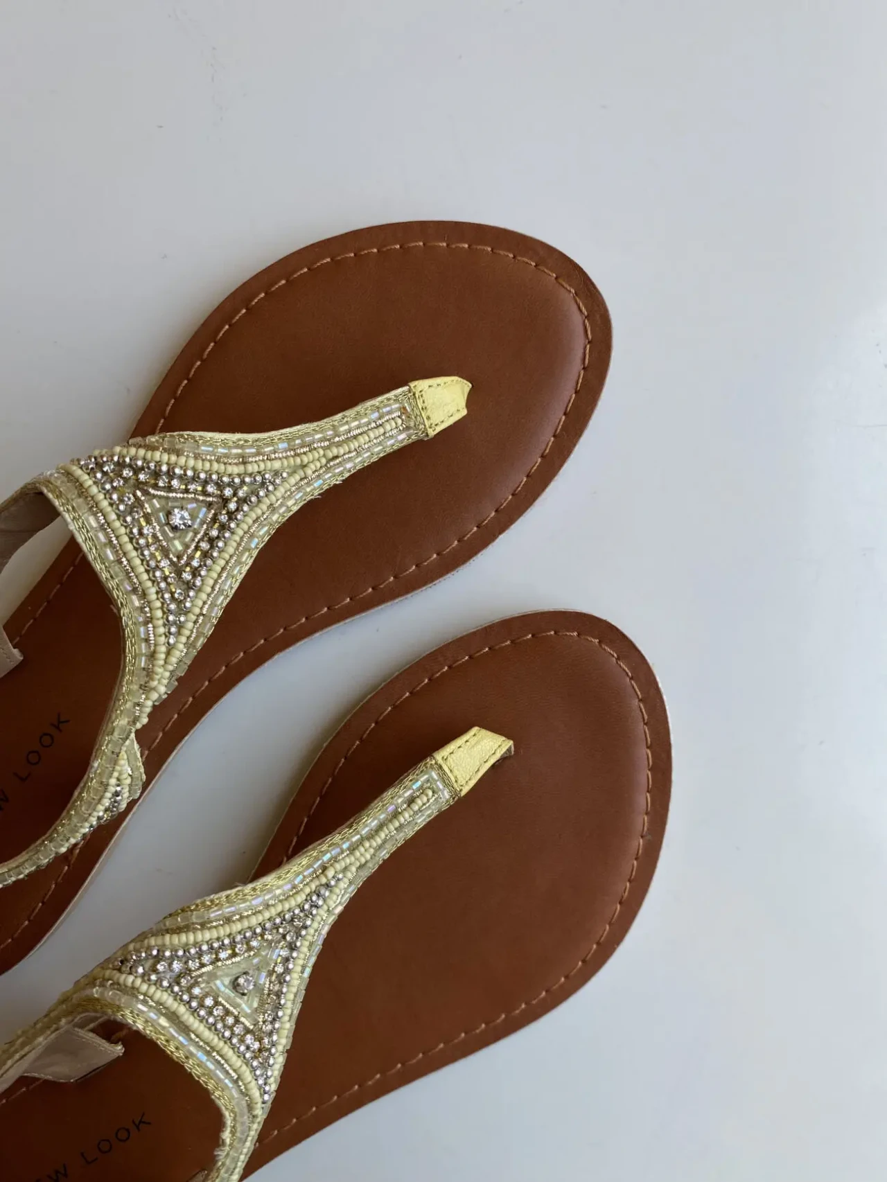 Жіночі шкіряні босоніжки New Look, 38 розмір 2