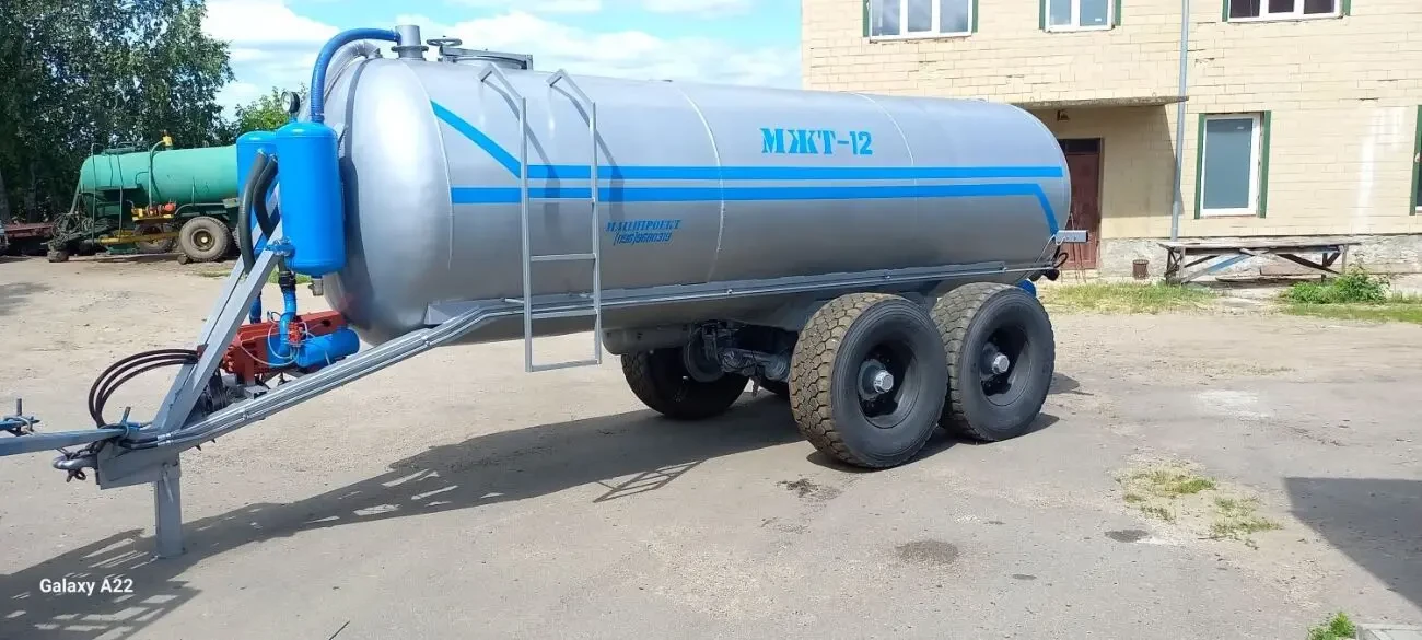 Бочка МЖТ-12 євроход / вакуумна розкидач гною 5