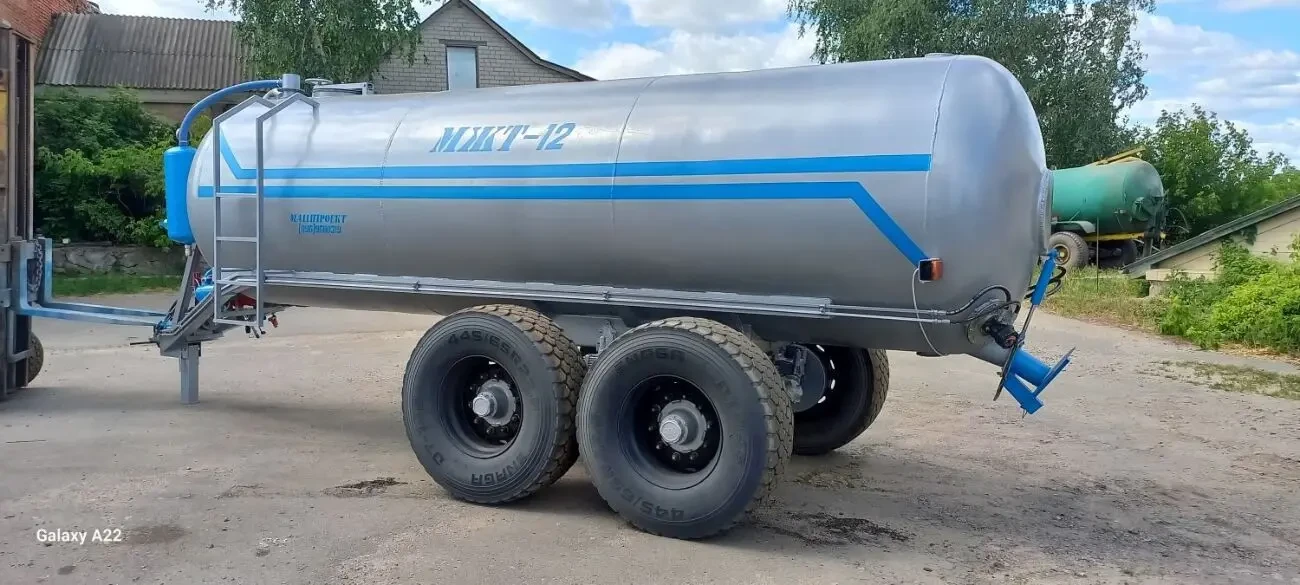 Бочка МЖТ-12 євроход / вакуумна розкидач гною 4