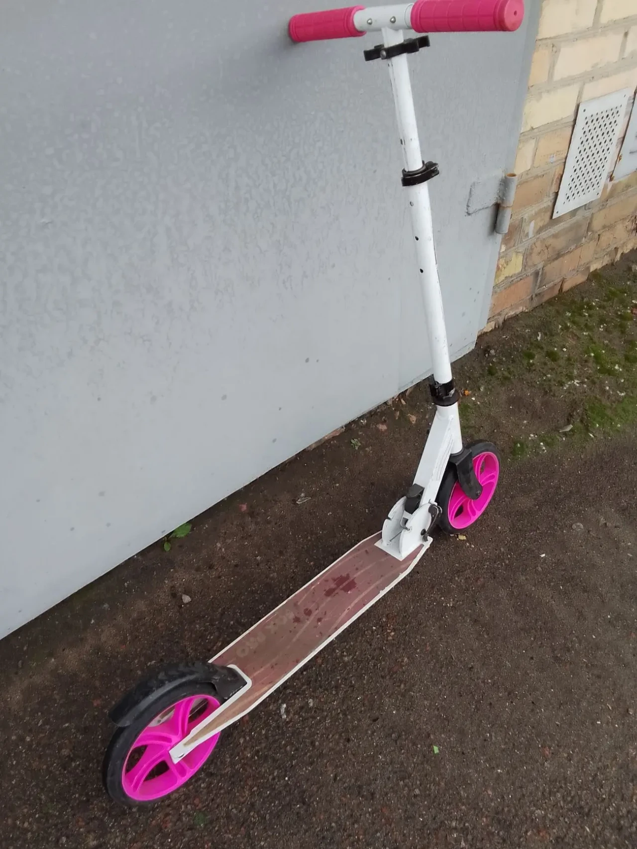 Самокат двоколісний дорослий, колеса великі 20см 3