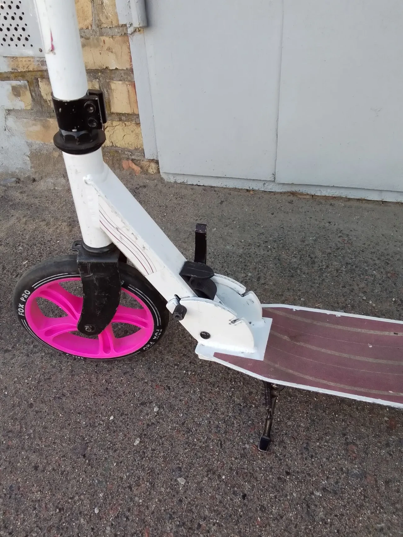 Самокат двоколісний дорослий, колеса великі 20см 9