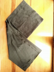 Бафф шарф зеленый хаки зимний теплый большой длинный плотный