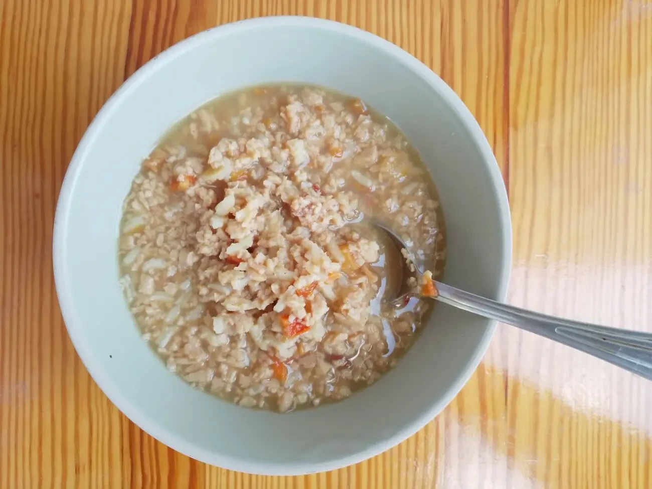 Рис с соевым фаршем и сушеными овощами с солью 850 грамм коробочка 4