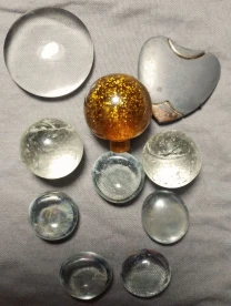 Наполнитель в вазу декор интерьера шарики, звездочка, капля набор 6 шт