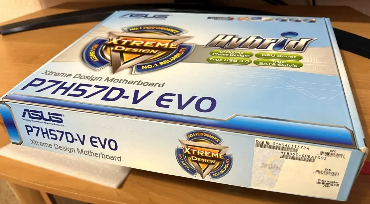 Материнка Asus P7H57D-V EVO / intel Xeon X3470(s1156)(аналог I7 870) 3