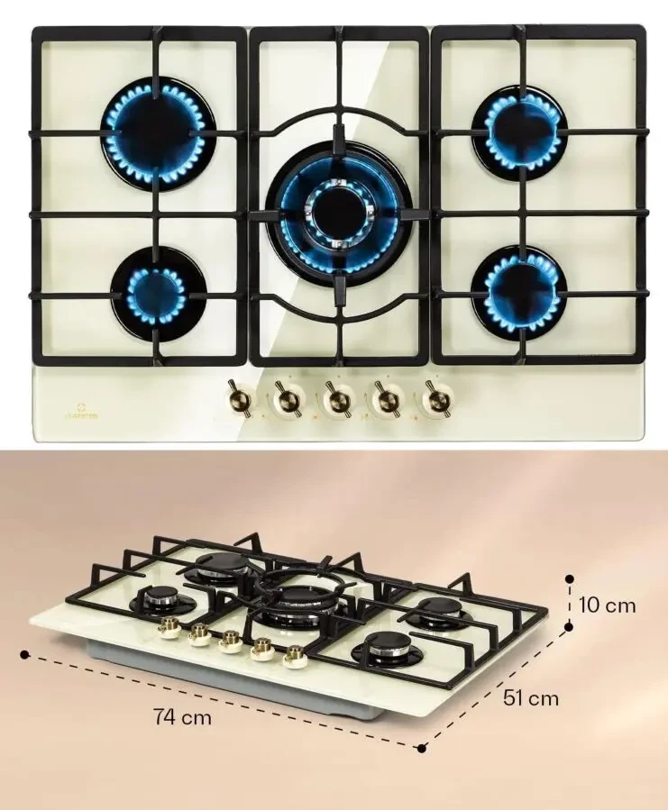Газовая варочная поверхность  KLARSTEIN Victoria 5 (10038377) 7