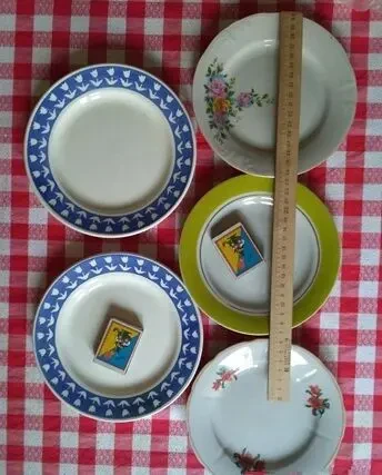 Тарелка тарелки столовые для дома, дачи экологически чистые 9