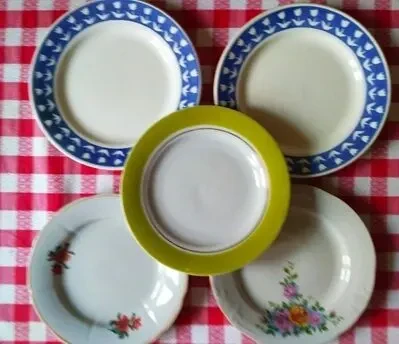 Тарелка тарелки столовые для дома, дачи экологически чистые
