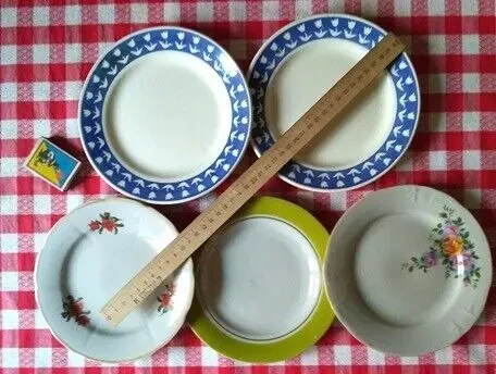 Тарелка тарелки столовые для дома, дачи экологически чистые 4