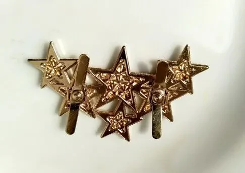 Брошка декоративное украшение 6 звезд камни стразы 7