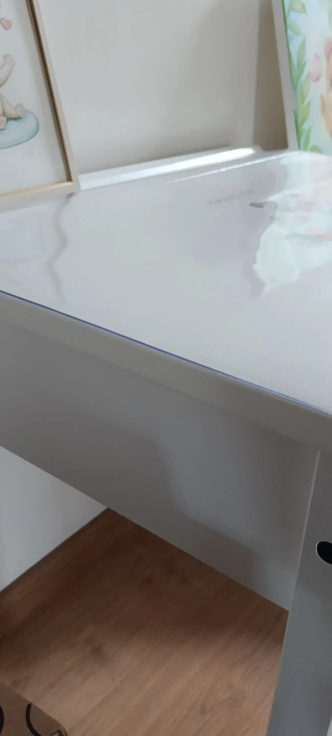 Стіл-пенал та стілець ikea sundvik з ручним розписом Мопс 8