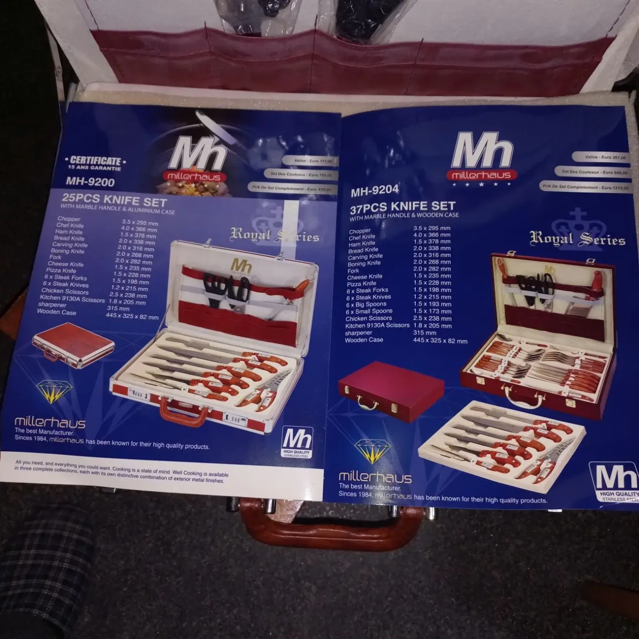 Набор ножей Millerhaus в дипломате 5