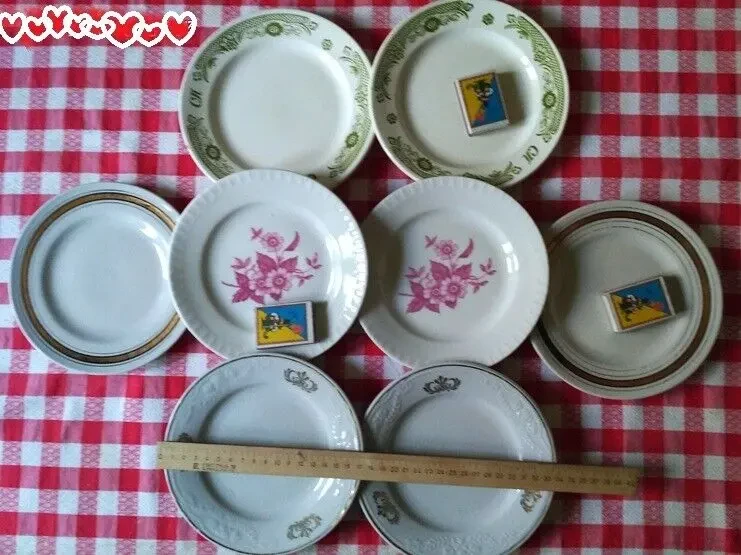 Тарелка тарелки столовые  для дома, для дачи экологически чистые