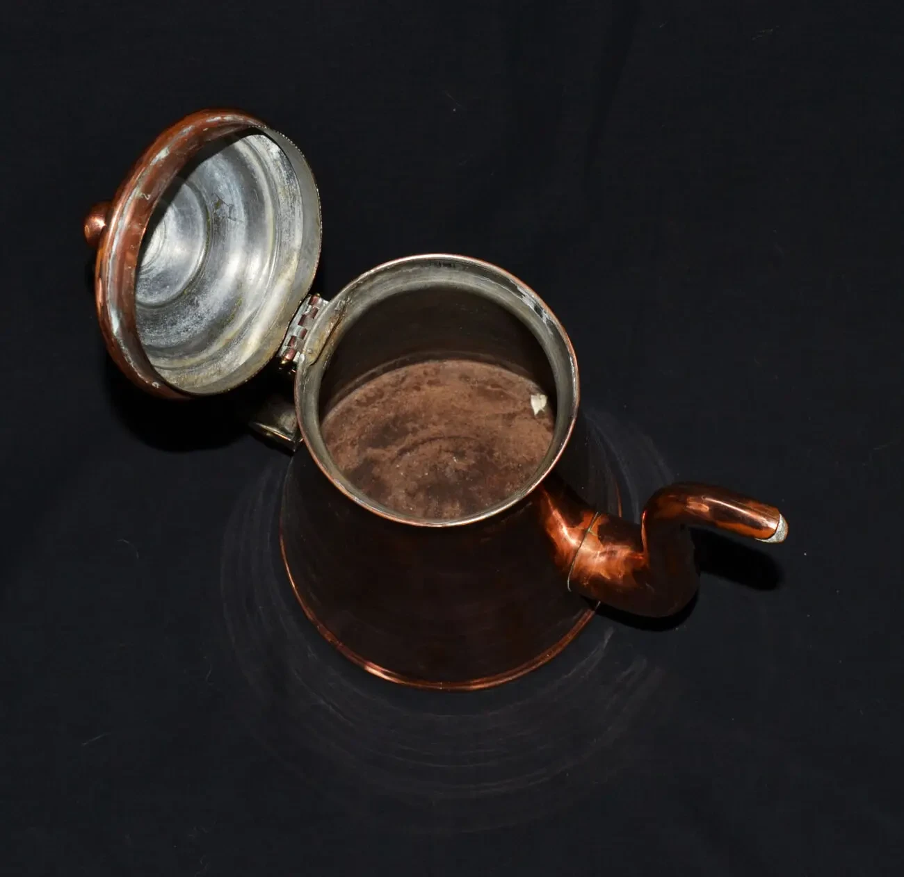 Антикварный медный кофейник в георгианском стиле 4