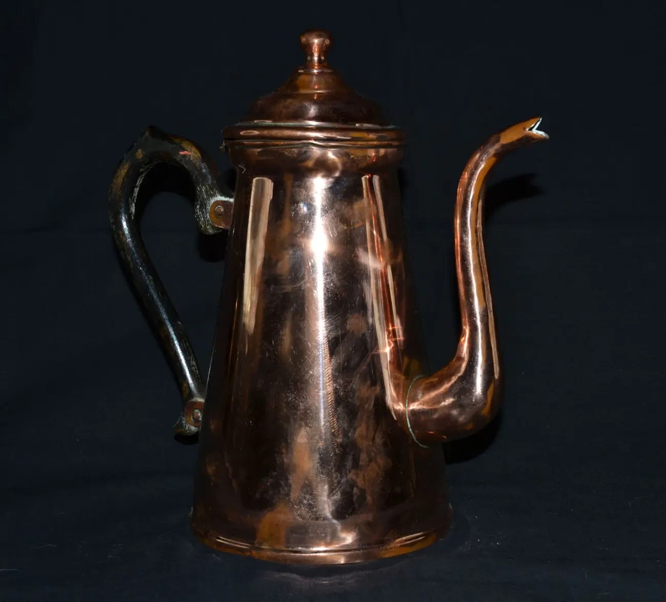 Антикварный медный кофейник в георгианском стиле 2