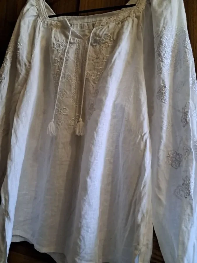 Нова вишиванка білим по білому 4